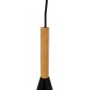 GLOBOSTAR® DILLON 00877 Μοντέρνο Κρεμαστό Φωτιστικό Οροφής με Ντουί 1 x E27 AC 220-240V IP20 - Μαύρο - Μ11 x Π11 x Υ36cm