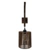 GLOBOSTAR® CASTI 00887 Boho Φωτιστικό Τοίχου - Απλίκα με Ντουί 1 x E27 AC 220-240V IP20 - Καφέ - Μ18 x Π30 x Υ75cm