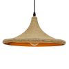 GLOBOSTAR® SHANGHAI ROPE 00917 Boho Κρεμαστό Φωτιστικό Οροφής με Ντουί 1 x E27 AC 220-240V IP20 - Μπεζ - Μ37 x Π37 x Υ20cm