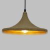 GLOBOSTAR® SHANGHAI ROPE 00917 Boho Κρεμαστό Φωτιστικό Οροφής με Ντουί 1 x E27 AC 220-240V IP20 - Μπεζ - Μ37 x Π37 x Υ20cm