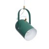 GLOBOSTAR® HAZEL 00928 Μοντέρνο Κρεμαστό Φωτιστικό Οροφής με Ντουί 1 x E27 AC 220-240V IP20 - Πράσινο & Χρυσό - Μ12 x Π12 x Υ27cm