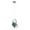 GLOBOSTAR® HAZEL 00928 Μοντέρνο Κρεμαστό Φωτιστικό Οροφής με Ντουί 1 x E27 AC 220-240V IP20 - Πράσινο & Χρυσό - Μ12 x Π12 x Υ27cm