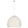 GLOBOSTAR® MALIBU 00965 Boho Κρεμαστό Φωτιστικό Οροφής με Ντουί 1 x E27 AC 220-240V IP20 - Μπεζ - Μ100 x Π100 x Y86cm
