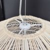 GLOBOSTAR® MALIBU 00965 Boho Κρεμαστό Φωτιστικό Οροφής με Ντουί 1 x E27 AC 220-240V IP20 - Μπεζ - Μ100 x Π100 x Y86cm