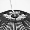 GLOBOSTAR® MALIBU 00966 Boho Κρεμαστό Φωτιστικό Οροφής με Ντουί 1 x E27 AC 220-240V IP20 - Μαύρο - Μ100 x Π100 x Y86cm