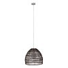 GLOBOSTAR® MALIBU 00970 Boho Κρεμαστό Φωτιστικό Οροφής με Ντουί 1 x E27 AC 220-240V IP20 - Καφέ - Μ40 x Π40 x Υ35cm