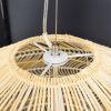 GLOBOSTAR® MALIBU 00974 Boho Κρεμαστό Φωτιστικό Οροφής με Ντουί 1 x E27 AC 220-240V IP20 - Μπεζ - Μ100 x Π100 x Y86cm
