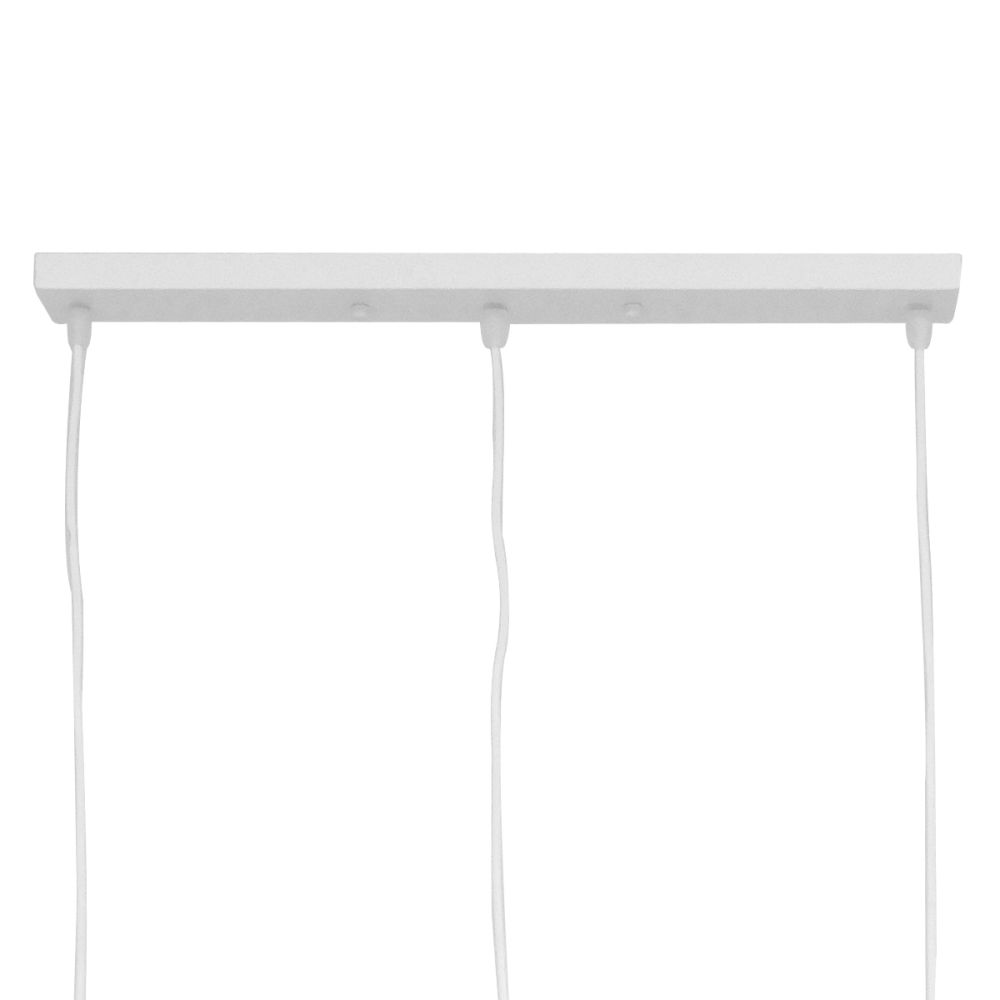 GLOBOSTAR® FIGURE 10000981 Παιδικό Κρεμαστό Φωτιστικό Οροφής με Ντουί 3 x E27 AC 220-240V IP20 - Λευκό - Μ70 x Π10 x Υ105cm