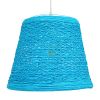 GLOBOSTAR® PLAYROOM 00995 Vintage Κρεμαστό Φωτιστικό Οροφής με Ντουί 1 x E27 AC 220-240V IP20 - Μπλε - Μ32 x Π32 x Υ27cm