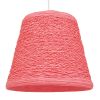 GLOBOSTAR® PLAYROOM 00996 Vintage Κρεμαστό Φωτιστικό Οροφής με Ντουί 1 x E27 AC 220-240V IP20 - Ροζ - Μ32 x Π32 x Υ27cm