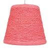 GLOBOSTAR® PLAYROOM 00996 Vintage Κρεμαστό Φωτιστικό Οροφής με Ντουί 1 x E27 AC 220-240V IP20 - Ροζ - Μ32 x Π32 x Υ27cm