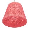 GLOBOSTAR® PLAYROOM 00996 Vintage Κρεμαστό Φωτιστικό Οροφής με Ντουί 1 x E27 AC 220-240V IP20 - Ροζ - Μ32 x Π32 x Υ27cm