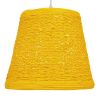 GLOBOSTAR® PLAYROOM 00998 Vintage Κρεμαστό Φωτιστικό Οροφής με Ντουί 1 x E27 AC 220-240V IP20 - Κίτρινο - Μ32 x Π32 x Υ27cm