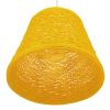 GLOBOSTAR® PLAYROOM 00998 Vintage Κρεμαστό Φωτιστικό Οροφής με Ντουί 1 x E27 AC 220-240V IP20 - Κίτρινο - Μ32 x Π32 x Υ27cm