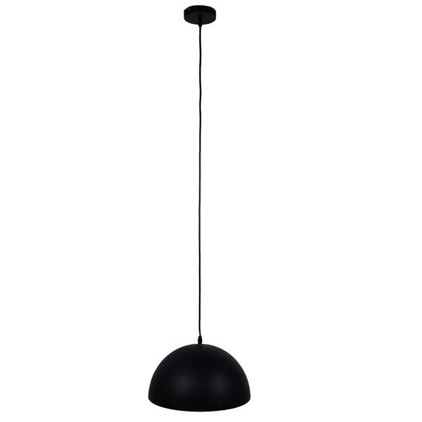 GLOBOSTAR® MEDEA 01004 Μοντέρνο Κρεμαστό Φωτιστικό Οροφής με Ντουί 1 x E27 AC 220-240V IP20 - Μαύρο & Χρυσό - Μ30 x Π30 x Υ16cm