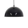 GLOBOSTAR® MEDEA 01004 Μοντέρνο Κρεμαστό Φωτιστικό Οροφής με Ντουί 1 x E27 AC 220-240V IP20 - Μαύρο & Χρυσό - Μ30 x Π30 x Υ16cm
