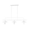 GLOBOSTAR® REGAL 01010 Vintage Φωτιστικό Οροφής με Ντουί 3 x E27 AC 220-240V IP20 - Λευκό - Μ110 x Π26 x Υ75cm