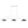 GLOBOSTAR® REGAL 01010 Vintage Φωτιστικό Οροφής με Ντουί 3 x E27 AC 220-240V IP20 - Λευκό - Μ110 x Π26 x Υ75cm