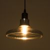GLOBOSTAR® FEMINE 01011 Μοντέρνο Κρεμαστό Φωτιστικό Οροφής με Ντουί 4 x E27 AC 220-240V IP20 - Γκρι & Μαύρο - Μ70 x Π70 x Y24.5cm - Σετ 4 Τεμαχίων