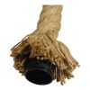 GLOBOSTAR® ROPE 01019 Boho Κρεμαστό Φωτιστικό Οροφής με Ντουί 2 x E27 AC 220-240V IP20 - Μπεζ - Μ38 x Π3.5 x Υ200cm