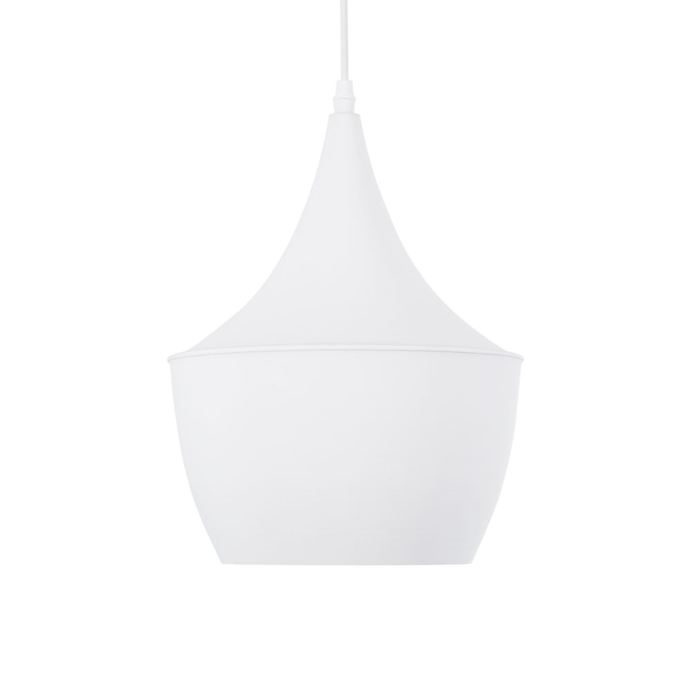 GLOBOSTAR® SHANGHAI 01026-A Μοντέρνο Κρεμαστό Φωτιστικό Οροφής με Ντουί 1 x E27 AC 220-240V IP20 - Λευκό & Χρυσό - Μ24 x Π24 x Υ30cm