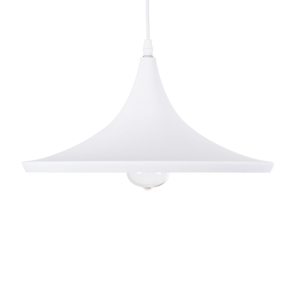 GLOBOSTAR® SHANGHAI 01026-B Μοντέρνο Κρεμαστό Φωτιστικό Οροφής με Ντουί 1 x E27 AC 220-240V IP20 - Λευκό & Χρυσό - Μ37 x Π37 x Υ17cm