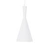 GLOBOSTAR® SHANGHAI 01026-C Μοντέρνο Κρεμαστό Φωτιστικό Οροφής με Ντουί 1 x E27 AC 220-240V IP20 - Λευκό & Χρυσό - Μ19 x Π19 x Υ38cm