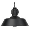 GLOBOSTAR® SORD 01053 Vintage Φωτιστικό Τοίχου - Απλίκα με Ντουί 1 x E27 AC 220-240V IP20 - Μαύρο - Μ36 x Π42 x Υ32cm