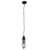 GLOBOSTAR® KLECE 01057 Vintage Κρεμαστό Φωτιστικό Οροφής με Ντουί 1 x E27 AC 220-240V IP20 - Μαύρο & Χρυσό - Μ8 x Π8 x Υ28cm
