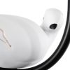GLOBOSTAR® DOVE 01084 Vintage Φωτιστικό Τοίχου - Απλίκα με Ντουί 1 x E14 AC 220-240V IP20 - Μαύρο & Μπεζ - Μ30 x Π15 x Υ36cm