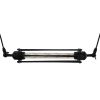 GLOBOSTAR® TUBING 01085 Vintage Κρεμαστό Φωτιστικό Οροφής με Ντουί 1 x E27 AC 220-240V IP20 - Μαύρο - Μ43 x Π11 x Υ11cm