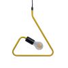 GLOBOSTAR® LIBBY 01097-1 Παιδικό Κρεμαστό Φωτιστικό Οροφής με Ντουί 1 x E27 AC 220-240V IP20 - Κίτρινο - Μ31 x Π31 x Υ16cm