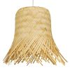 GLOBOSTAR® HAWAII 01103 Boho Κρεμαστό Φωτιστικό Οροφής με Ντουί 1 x E27 AC 220-240V IP20 - Μπεζ - Μ40 x Π40 x Y43cm