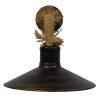 GLOBOSTAR® VINSA 01136 Boho Φωτιστικό Τοίχου - Απλίκα με Ντουί 1 x E27 AC 220-240V IP20 - Χάλκινο & Μπεζ - Μ50 x Π27 x Υ25cm