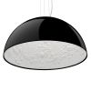 GLOBOSTAR® SERENIA 01151 Μοντέρνο Κρεμαστό Φωτιστικό Οροφής με Ντουί 1 x E27 AC 220-240V IP20 - Μαύρο & Λευκό - Μ40 x Π40 x Υ20cm