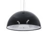 GLOBOSTAR® SERENIA 01151 Μοντέρνο Κρεμαστό Φωτιστικό Οροφής με Ντουί 1 x E27 AC 220-240V IP20 - Μαύρο & Λευκό - Μ40 x Π40 x Υ20cm
