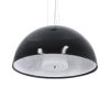 GLOBOSTAR® SERENIA 01151 Μοντέρνο Κρεμαστό Φωτιστικό Οροφής με Ντουί 1 x E27 AC 220-240V IP20 - Μαύρο & Λευκό - Μ40 x Π40 x Υ20cm