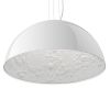 GLOBOSTAR® SERENIA 01152 Μοντέρνο Κρεμαστό Φωτιστικό Οροφής με Ντουί 1 x E27 AC 220-240V IP20 - Λευκό - Μ40 x Π40 x Υ20cm