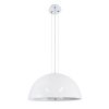 GLOBOSTAR® SERENIA 01152 Μοντέρνο Κρεμαστό Φωτιστικό Οροφής με Ντουί 1 x E27 AC 220-240V IP20 - Λευκό - Μ40 x Π40 x Υ20cm