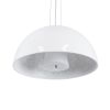 GLOBOSTAR® SERENIA 01152 Μοντέρνο Κρεμαστό Φωτιστικό Οροφής με Ντουί 1 x E27 AC 220-240V IP20 - Λευκό - Μ40 x Π40 x Υ20cm