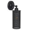 GLOBOSTAR® HOLVIA 01160 Vintage Φωτιστικό Τοίχου - Απλίκα με Ντουί 1 x E27 AC 220-240V IP20 - Μαύρο - Μ16 x Π12 x Υ34cm