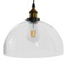 GLOBOSTAR® WICKHAM 01171 Vintage Κρεμαστό Φωτιστικό Οροφής με Ντουί 1 x E27 AC 220-240V IP20 - Πολύχρωμο - Μ30 x Π30 x Y25cm