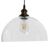 GLOBOSTAR® WICKHAM 01171 Vintage Κρεμαστό Φωτιστικό Οροφής με Ντουί 1 x E27 AC 220-240V IP20 - Πολύχρωμο - Μ30 x Π30 x Y25cm