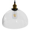 GLOBOSTAR® WICKHAM 01171 Vintage Κρεμαστό Φωτιστικό Οροφής με Ντουί 1 x E27 AC 220-240V IP20 - Πολύχρωμο - Μ30 x Π30 x Y25cm