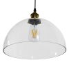 GLOBOSTAR® WICKHAM 01171 Vintage Κρεμαστό Φωτιστικό Οροφής με Ντουί 1 x E27 AC 220-240V IP20 - Πολύχρωμο - Μ30 x Π30 x Y25cm