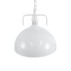 GLOBOSTAR® LARKIN 01174 Vintage Κρεμαστό Φωτιστικό Οροφής με Ντουί 1 x E27 AC 220-240V IP20 - Λευκό - Μ30 x Π30 x Y28cm
