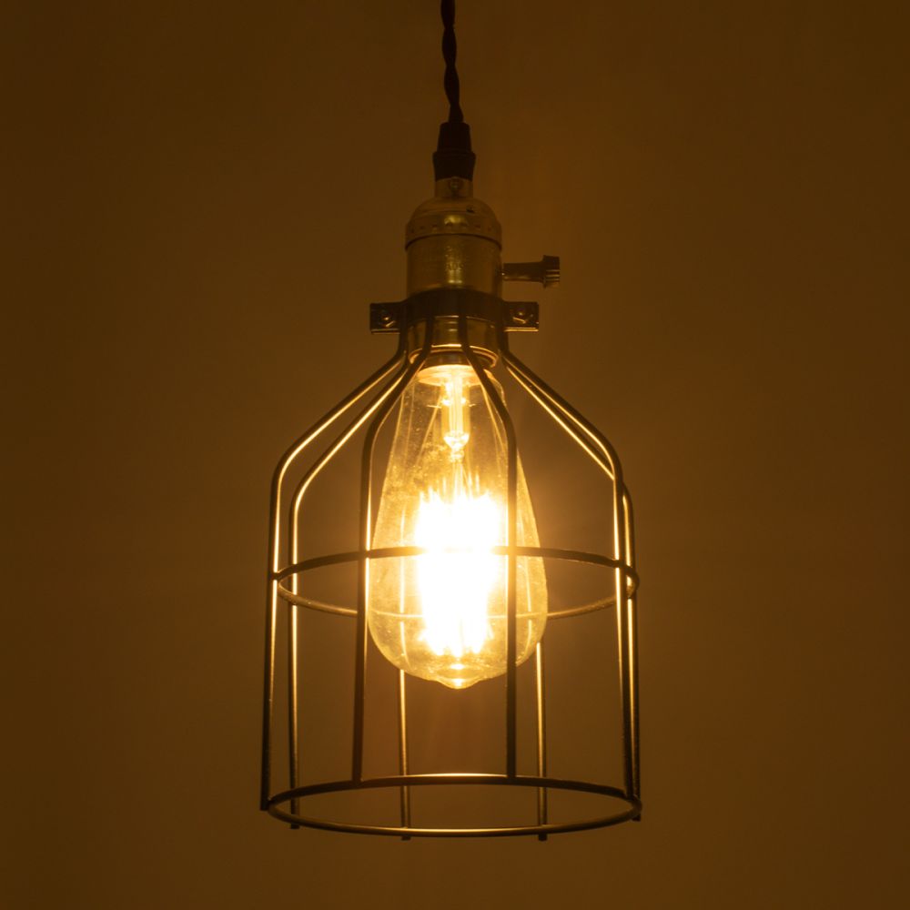 GLOBOSTAR® GALOT 01179 Vintage Κρεμαστό Φωτιστικό Οροφής με Ντουί 1 x E27 AC 220-240V IP20 - Μαύρο & Χρυσό - Μ13.5 x Π13.5 x Y16cm