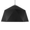 GLOBOSTAR® HEXAGON 01195 Μοντέρνο Κρεμαστό Φωτιστικό Οροφής με Ντουί 1 x E27 AC 220-240V IP20 - Μαύρο & Χρυσό - Μ46 x Π46 x Υ25cm