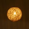 GLOBOSTAR® OCEANA 01200 Boho Κρεμαστό Φωτιστικό Οροφής με Ντουί 1 x E27 AC 220-240V IP20 - Μπεζ - Μ20 x Π20 x Υ20cm