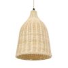 GLOBOSTAR® BAHAMAS 01202 Boho Κρεμαστό Φωτιστικό Οροφής με Ντουί 1 x E27 AC 220-240V IP20 - Μπεζ - Μ30 x Π30 x Υ40cm